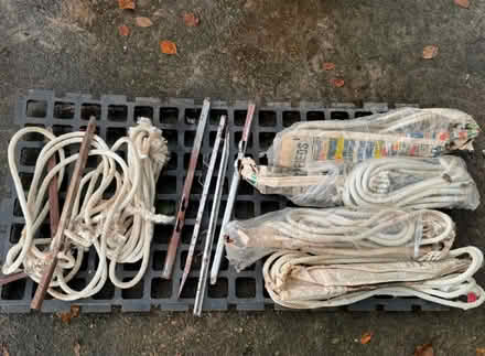 Photo of free tie down stakes/rope (Midtown West/Levy Park) #1