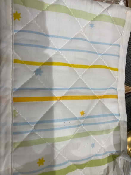 Photo of free IKEA Baby cot with mattress, bedding, bumpers (Clevedon BS21) #2
