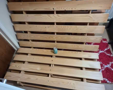 Photo of free Wooden Futon Bed Base Frame (South Malling BN7) #1