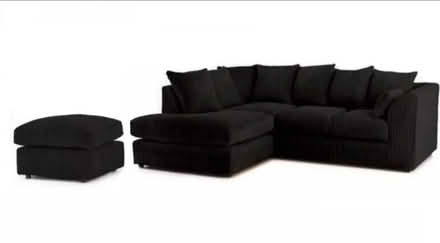 Photo of free Lefthand Corner Sofa & Footstool (Wath S63) #1