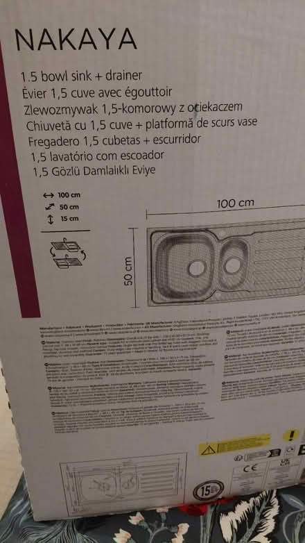 Photo of free Brand new sink (Hackney E8) #1