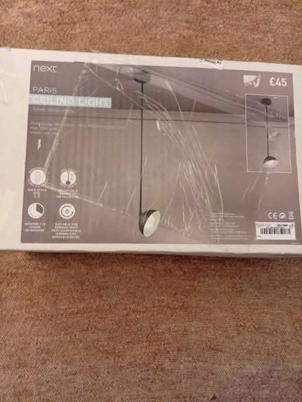 Photo of free Next - Ceiling light - green metal (DL1 Darlington) #1