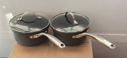 Photo of free 2 pans with lids (L23, Crosby) #1