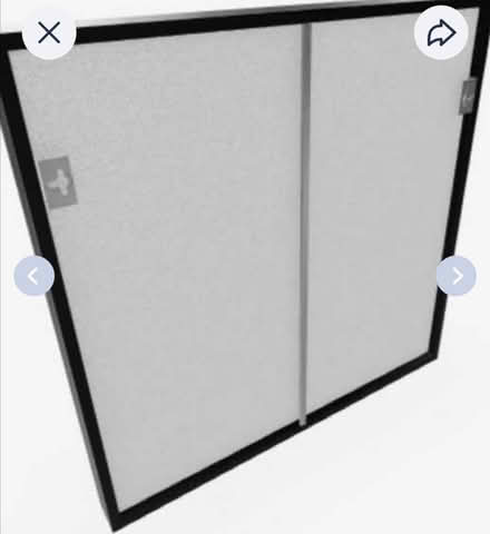 Photo of free Ikea Nissedal black framed mirror (Worcester) #2
