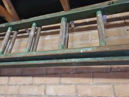 Photo of free Wooden ladder (Carlton NG3) #2