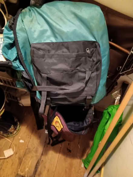 Photo of free Turquoise rucksack with rigid metal frame (Knaresborough HG5) #1
