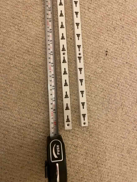 Photo of free Adjustable shelving rails (CH66) #2