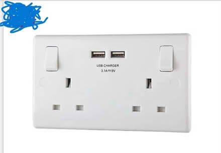 Photo of 13 amp socket with usb (stoke ST4) #1