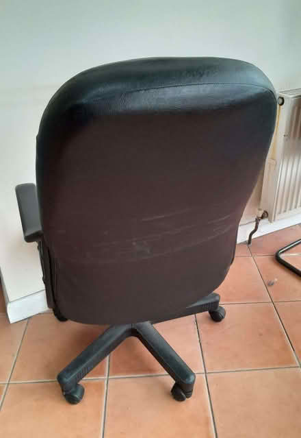 Photo of free Leather Swivel Chair (Chadwell Heath RM6) #3