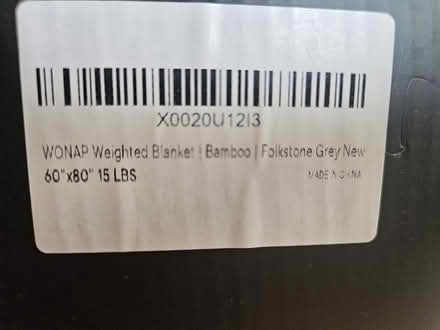 Photo of free Single-sized weighted blanket (Near Manville, NJ) #2