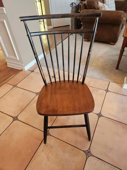 Photo of free 6 wood chairs (Lambertville/West Amwell, NJ) #1