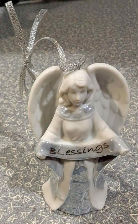 Photo of free Porcelain angel ornament (North Cambridge) #1