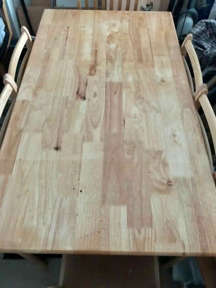 Photo of free 6 sitter table and 5 chairs (Vauxhall SW8) #3