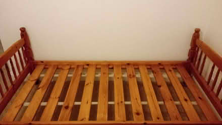 Photo of free Single pine bed, very sturdy (Little Chalfont HP6) #2