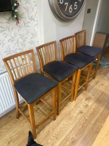 Photo of free Breakfast bar table with 4 chairs (Heysham Village LA3) #2