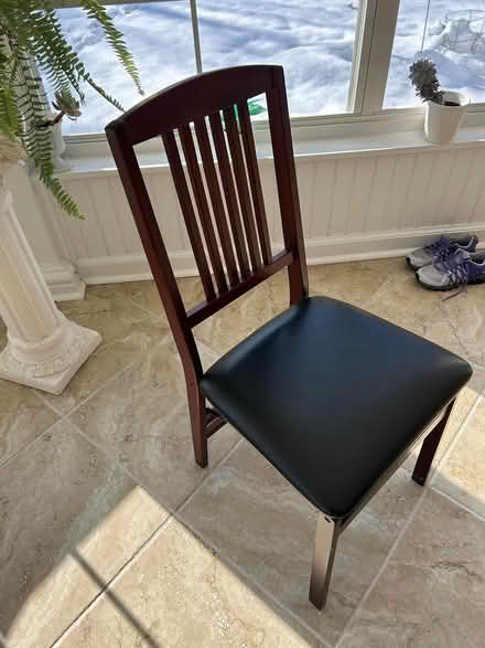 Photo of free Wooden chair (North Brunswwick) #1
