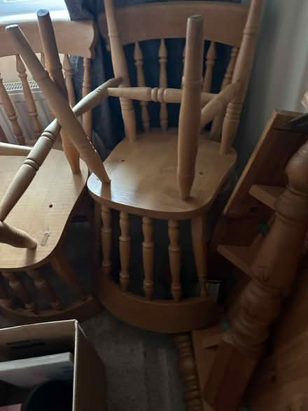Photo of free Pine table and chairs (Marlow SL71GN) #2