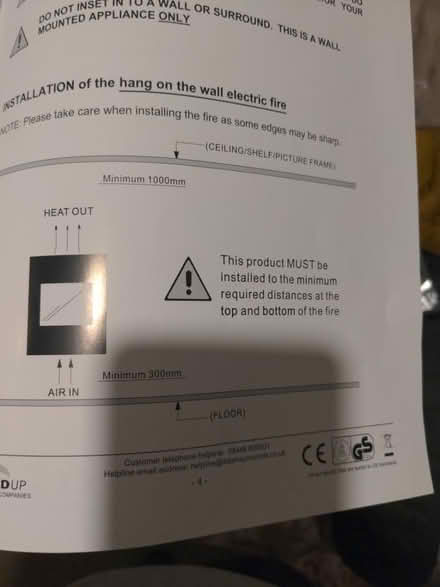 Photo of free Decorative electric fireplace small (Tingley, Leeds/wakey WF3) #3