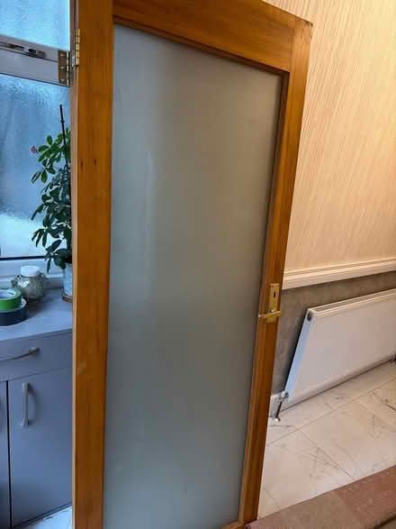 Photo of free 2 internal glass doors one rug (Southall UB1) #4