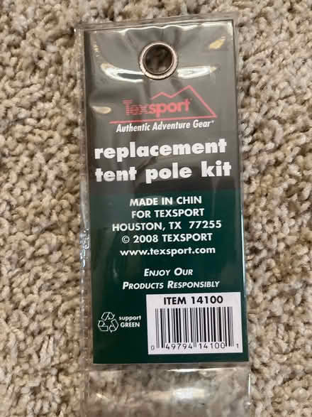 Photo of free Replacement Tent Pole Kit (southwest Sunnyvale) #1