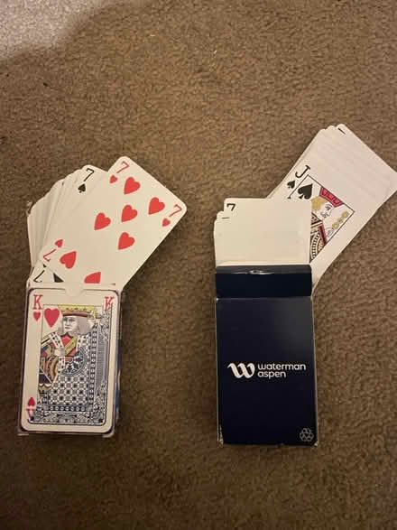 Photo of free Two full packs of playing cards (S6 Walkley) #2