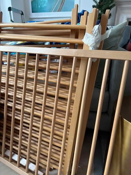 Photo of free Large wooden baby playpen (W8 Kensington) #1