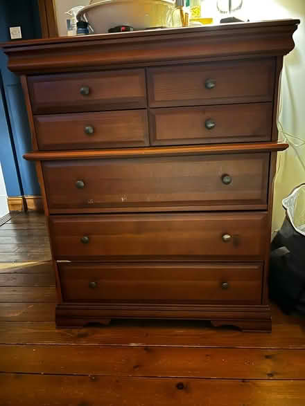 Photo of free One bedside cabinet, one chest , one tall chest (Mytchett GU12) #1