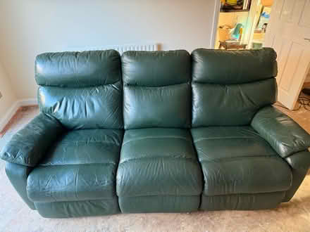 Photo of free Three seat leather reclining sofa (Arnold, NG5) #2