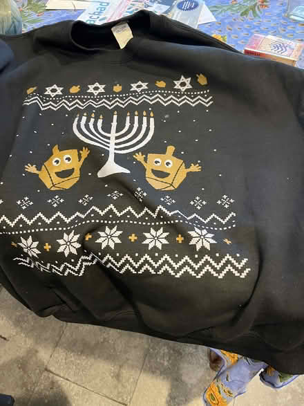 Photo of free Chanukah sweatshirt (Prospect and DeAnza) #1