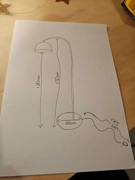 Photo of free Arched Copper Floor Lamp (Salford, M3) #2