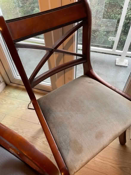 Photo of free 2 wooden chairs (Seaton) #3
