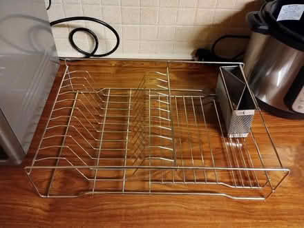 Photo of free Dish drainer rack with cutlery tray (Rhewl LL13) #1