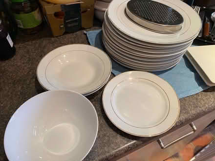 Photo of free Dinnerware, crockery, saucepan (SW20 Raynes Park) #1