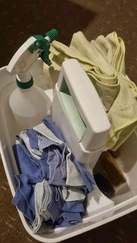 Photo of free Cleaning caddy and equipment (Cardonald G52) #1