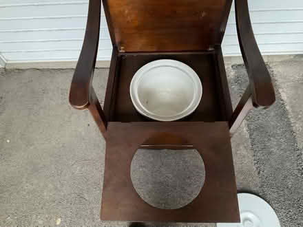 Photo of free Wooden commode (Worlds End Burgess Hill) #4