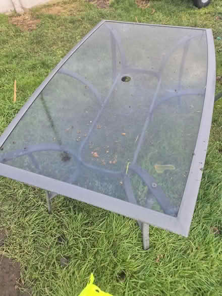 Photo of free Glass garden table (Rawmarsh S62) #1