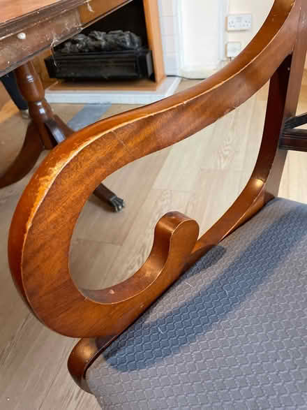 Photo of free 2 wooden chairs (Seaton) #2