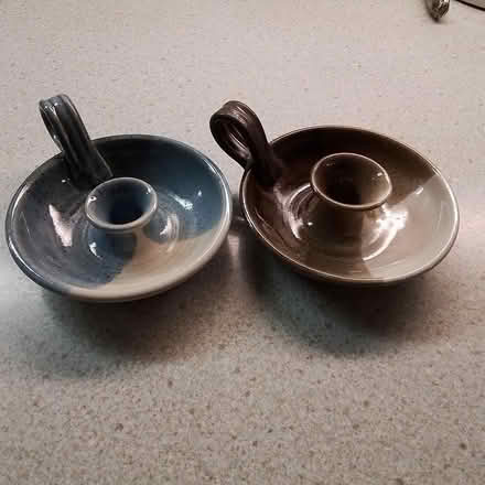 Photo of free Pair of Candle Holders (Uplands / Riverside) #1