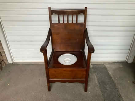 Photo of free Wooden commode (Worlds End Burgess Hill) #2