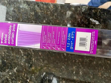 Photo of free Curtain pole - black with finials (Amersham HP7) #3