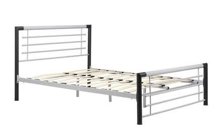 Photo of free 4ft6 Double Bed Frame (Stanwell TW19) #1