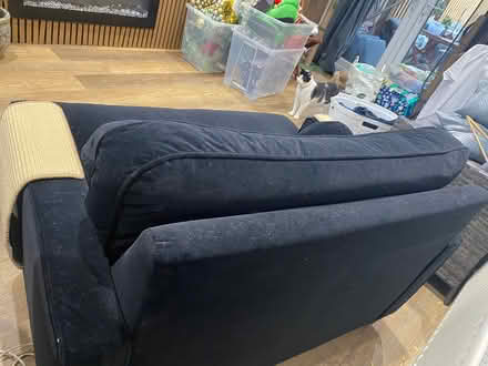 Photo of free Black velvet cuddle seat (DH2 2 tj) #3
