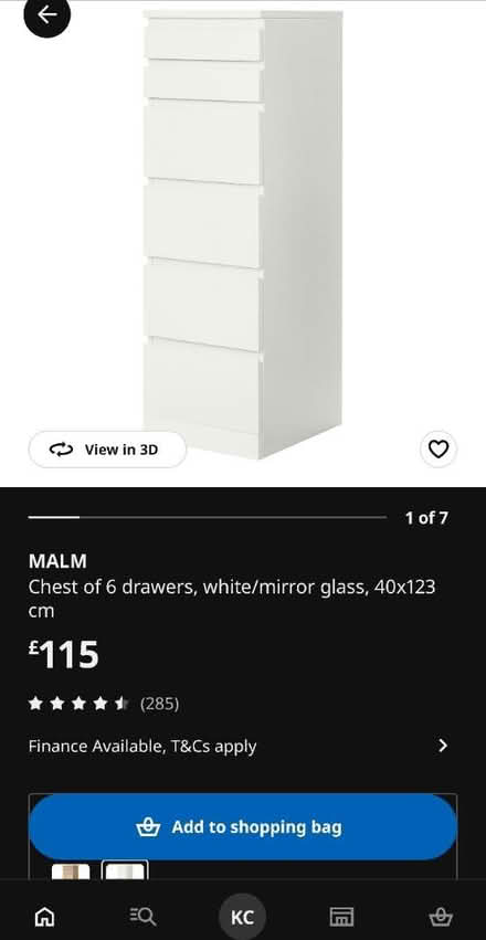 Photo of free IKEA Malm 6 drawers (OX11) #1