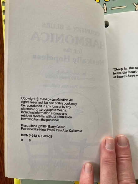 Photo of free Harmonica instruction books (South Evanston) #3