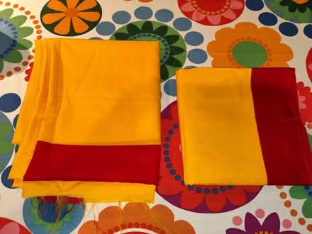 Photo of free Red and yellow fabric (Manchester M19) #2