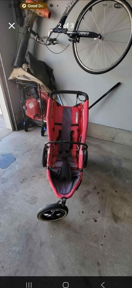 Photo of free Ted & Phil Double Joggers Stroller (Near Crestline Park) #2