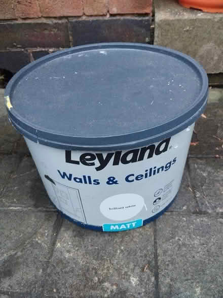 Photo of free Leyland Trade Brilliant White Matt paint (Knighton LE2) #1