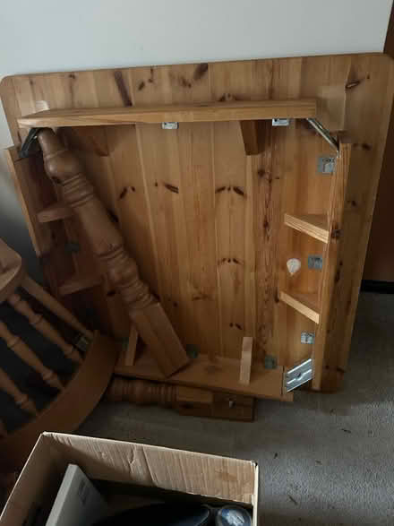 Photo of free Pine table and chairs (Marlow SL71GN) #1