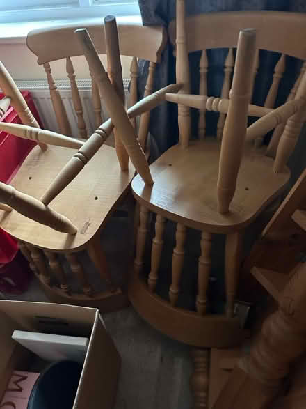Photo of free Pine table and chairs (Marlow SL71GN) #3