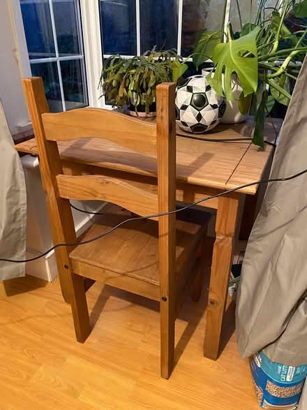 Photo of free Small dining table & 2 chairs (Epsom common KT18) #3